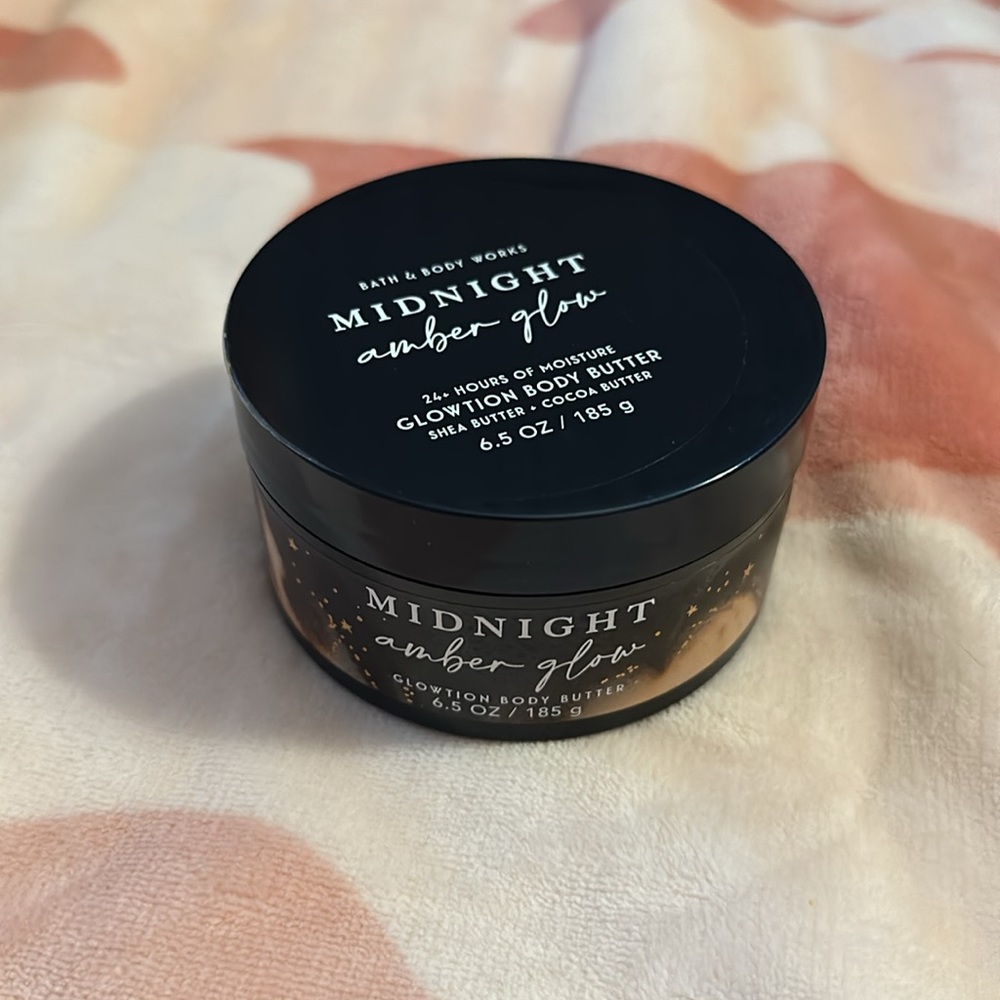 Bath & Body Works Midnight Amber Glow Glowtion Body Butter